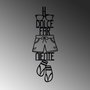 Wallity Dolce Far Niente 3 Escultura de Pared de Metal Negra